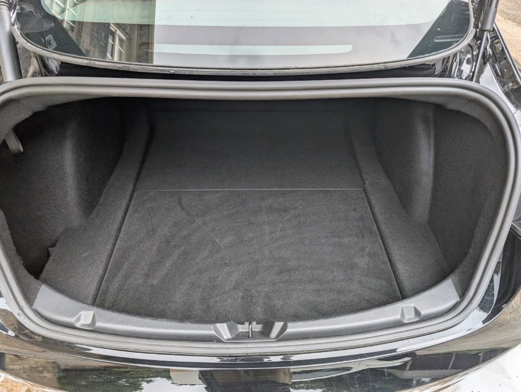 Saloon boot — clean and vacuumed carpet after full valet treatment
